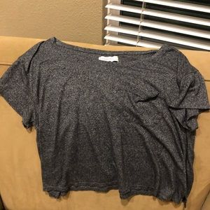 Abercrombie and Fitch cropped shirt, small